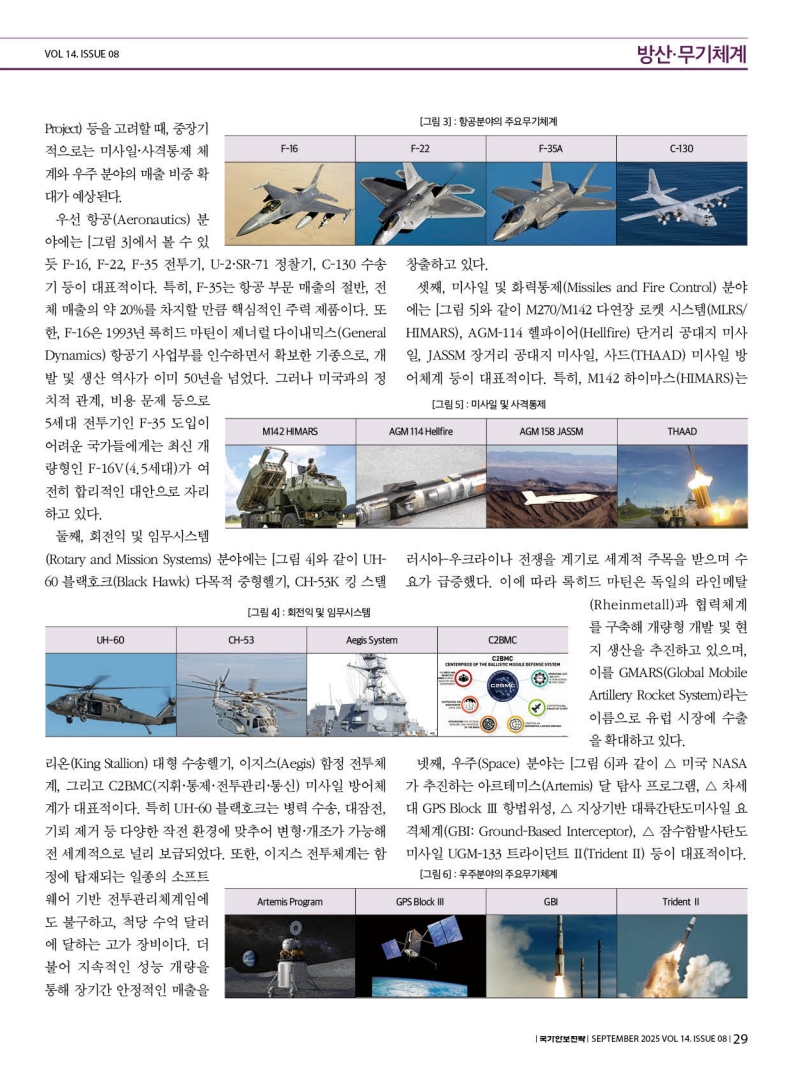 세계 주요 방산기업 분석(2)-미국의 록히드 마틴-방종관(한국국가전략연구원 전력개발센터장) | Krins